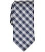 Roundtree & Yorke Gregory Plaid Traditional Silk/Poly Tie - Image 4
