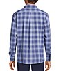 Roundtree & Yorke Herringbone Textured Medium Plaid Sport Shirt - Image 2
