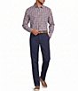 Roundtree & Yorke Herringbone Textured Small Plaid Sport Shirt - Image 3