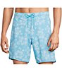 Roundtree & Yorke Hibiscus 7#double; Swim Trunks - Image 1