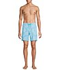 Roundtree & Yorke Hibiscus 7#double; Swim Trunks - Image 5