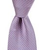 Roundtree & Yorke Lecture Solid/Non-Solid 3 3/8#double; Traditional Silk Tie, Color:Pink - Image 1