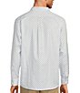 Color:White - Image 2 - Long Sleeve Button Down Collar Paisley Print Sport Shirt