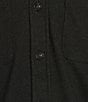 Roundtree & Yorke Long Sleeve Button Down Collar Solid Knit Button Front Shirt, Color:Charcoal - Image 4
