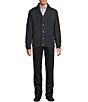 Roundtree & Yorke Long Sleeve Cable Knit Shawl Collar Wool Blend Cardigan - Image 3