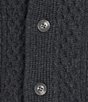 Roundtree & Yorke Long Sleeve Cable Knit Shawl Collar Wool Blend Cardigan - Image 4
