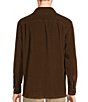 Color:Dark Brown - Image 2 - Long Sleeve Corduroy Shirt Jacket