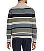 Roundtree & Yorke Long Sleeve Fashion Quarter-Zip Sweater - Image 2