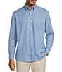 Roundtree & Yorke Gingham Pattern Twill Sport Shirt - Image 5
