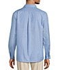 Roundtree & Yorke Gingham Pattern Twill Sport Shirt - Image 6