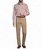 Roundtree & Yorke Long Sleeve Gingham Plaid Sport Shirt - Image 3