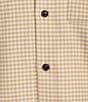 Roundtree & Yorke Long Sleeve Heavyweight Twill Houndstooth Shirt Jacket, Color:Chino - Image 5
