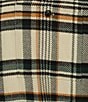 Roundtree & Yorke Long Sleeve Heavyweight Twill Large Plaid Shirt Jacket, Color:Cream - Image 5