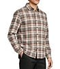 Roundtree & Yorke Long Sleeve Large Plaid Button Front Shirt - Image 1