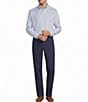 Roundtree & Yorke Long Sleeve Medium Check Oxford Sport Shirt - Image 3