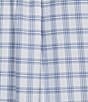 Roundtree & Yorke Long Sleeve Medium Check Oxford Sport Shirt - Image 4