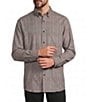 Roundtree & Yorke Long Sleeve Medium Glen Plaid Portuguese Flannel Sport Shirt - Image 1
