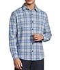 Roundtree & Yorke Long Sleeve Medium Plaid Button Front Shirt - Image 1