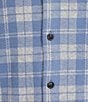 Roundtree & Yorke Long Sleeve Medium Plaid Button Front Shirt - Image 4