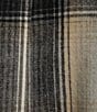 Color:Ivory - Image 4 - Long Sleeve Medium Plaid Flannel Sport Shirt