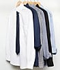 Color:Black-Grey - Image 5 - Gold Label Roundtree & Yorke Non-Iron Long Sleeve Plaid Sport Shirt