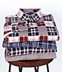 Color:Multi Ivory - Image 5 - Long Sleeve Patchwork Portuguese Flannel Sport Shirt