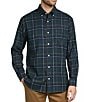 Roundtree & Yorke Long Sleeve Performance Large Plaid Flannel Sport Shirt - Image 1
