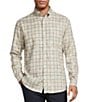 Roundtree & Yorke Long Sleeve Performance Medium Plaid Flannel Sport Shirt - Image 1