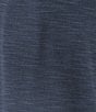 Color:Dark Navy - Image 4 - Long-Sleeve Polynosic Solid Crew Pullover