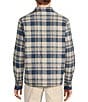 Roundtree & Yorke Long Sleeve Quilted Medium Plaid Shirt Jacket, Color:Blue - Image 2