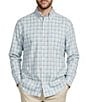 Roundtree & Yorke Small Plaid Pattern Twill Sport Shirt - Image 1