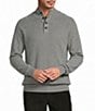 Roundtree & Yorke Long Sleeve Solid Button Mock Neck Sweater - Image 1
