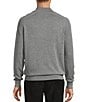 Roundtree & Yorke Long Sleeve Solid Button Mock Neck Sweater - Image 2