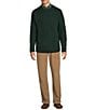 Roundtree & Yorke Long Sleeve Solid Cable Knit Crew Sweater - Image 3