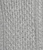 Roundtree & Yorke Long Sleeve Solid Cable Knit Crew Sweater - Image 4