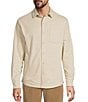 Roundtree & Yorke Long Sleeve Solid Button Front Shirt - Image 1