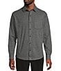 Roundtree & Yorke Long Sleeve Solid Button Front Shirt - Image 5
