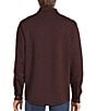 Color:Burgundy Heather - Image 2 - Long Sleeve Solid Coatfront Shirt