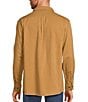 Color:Camel - Image 2 - Long Sleeve Textured Solid Corduroy Sport Shirt