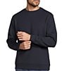 Roundtree & Yorke Long Sleeve Solid Fleece Terry Crew Neck Shirt - Image 1