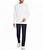 Roundtree & Yorke Long Sleeve Solid Heavyweight Tee - Image 3