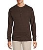 Roundtree & Yorke Long Sleeve Solid Henley Pullover Sweater - Image 5