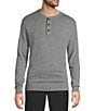 Roundtree & Yorke Long Sleeve Solid Henley Pullover Sweater - Image 5