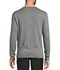 Roundtree & Yorke Long Sleeve Solid Henley Pullover Sweater - Image 6