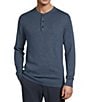 Roundtree & Yorke Long Sleeve Solid Henley Pullover Sweater - Image 1