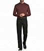 Roundtree & Yorke Long Sleeve Solid Mock Neck Pullover - Image 3