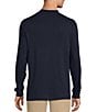 Roundtree & Yorke Long Sleeve Solid Mock Neck Pullover, Color:Dark Navy - Image 2