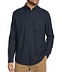 Roundtree & Yorke Long Sleeve Solid Portuguese Flannel Sport Shirt - Image 1