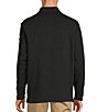 Color:Charcoal Heather/Burgundy - Image 4 - Long Sleeve Solid Reversible Quarter-Zip Pullover