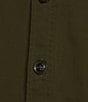 Color:Olive - Image 3 - Long Sleeve Solid Shirt Jacket